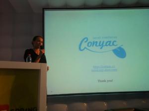 Taking Social Translation to Europe: Conyac at ICT Spring Luxembourg